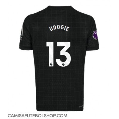 Camisa de time de futebol Tottenham Hotspur Destiny Udogie #13 Replicas 2º Equipamento 2025-26 Manga Curta Camisa de time de futebol Tottenham Hotspur Destiny Udogie #13 Replicas 2º Equipamento 2025-26 Manga Curta